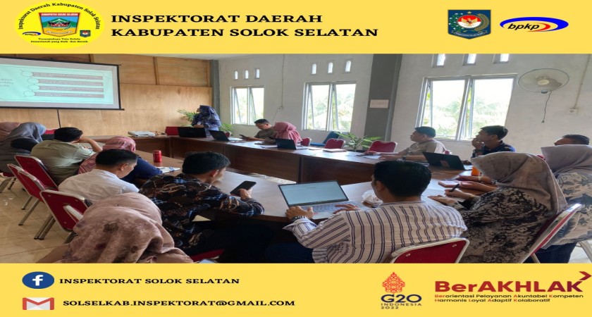 Pelatihan Kantor Sendiri (PKS) tentang Juknis Probity Audit