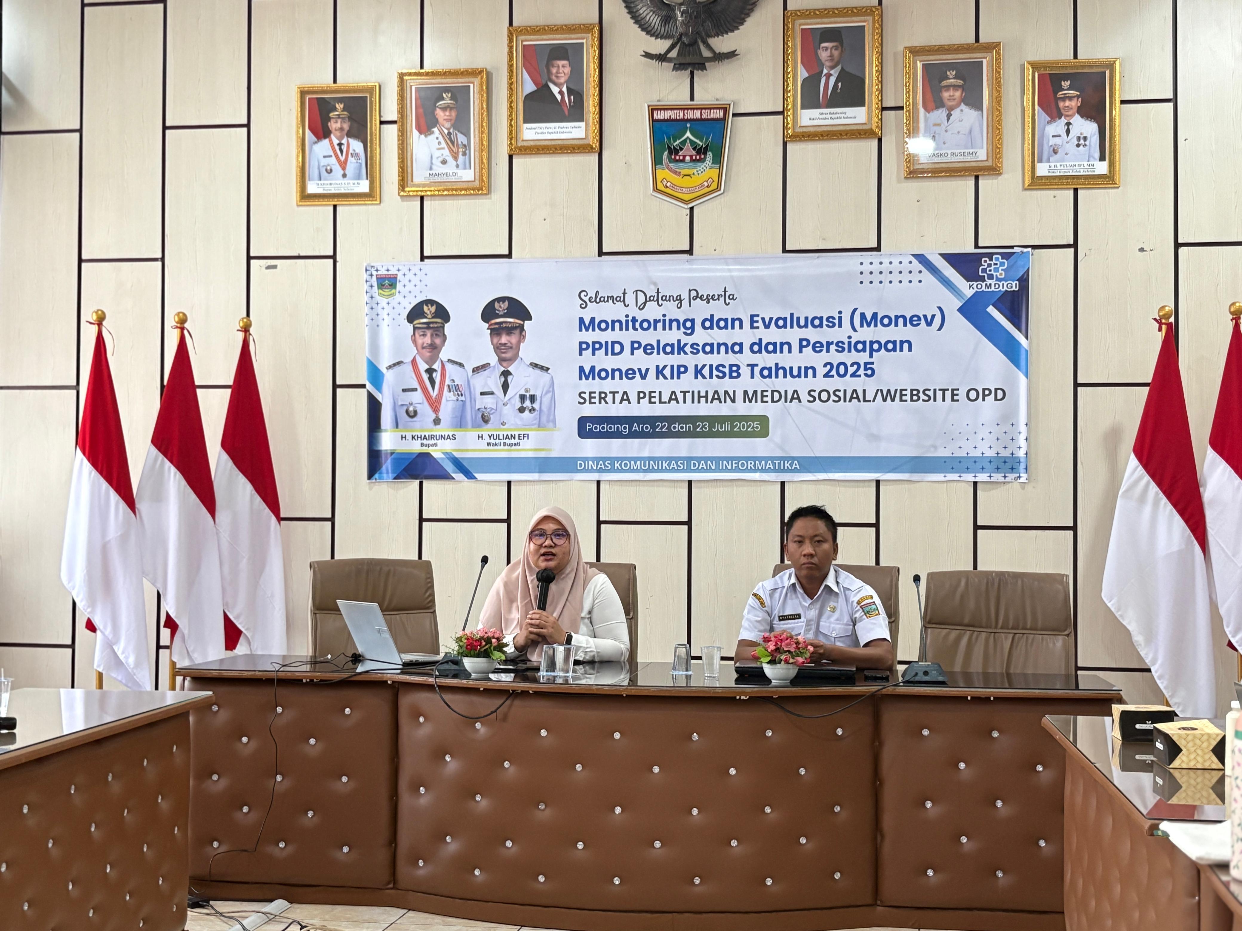 Aktivasi Media Sosial/ Website OPD, Diskominfo Solsel Gelar Pelatihan